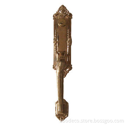Door Handle, Made of Solid Brass with Forging Process and PB/PC/AB/PVD Surface Finish